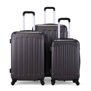 24'' Lightweight Wheel  Expandable Luggage Travel Suitcase Trolley Case Bag Grey 
