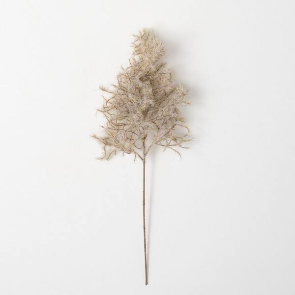 SULLIVANS Artificial 23.5 in. Faux Dried Brown Cotinus Spray
