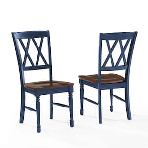 Shelby Navy Dining Chair Set of 2