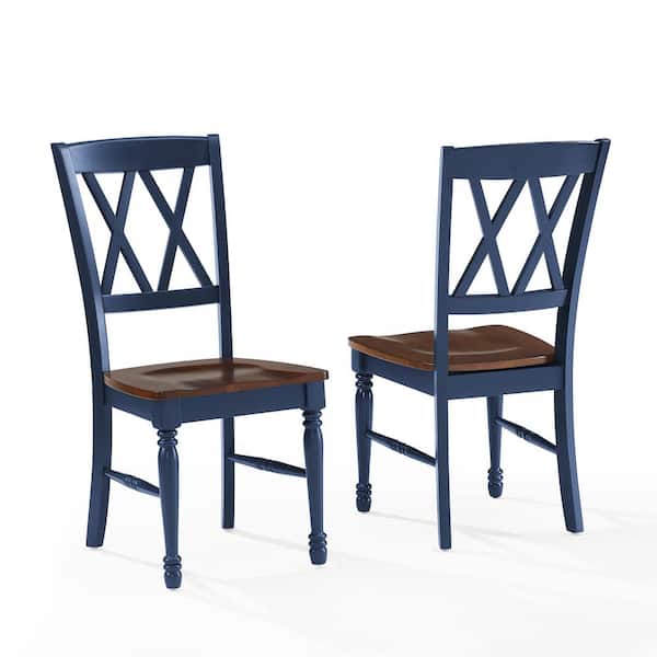 CROSLEY FURNITURE Shelby Navy Dining Chair Set of 2