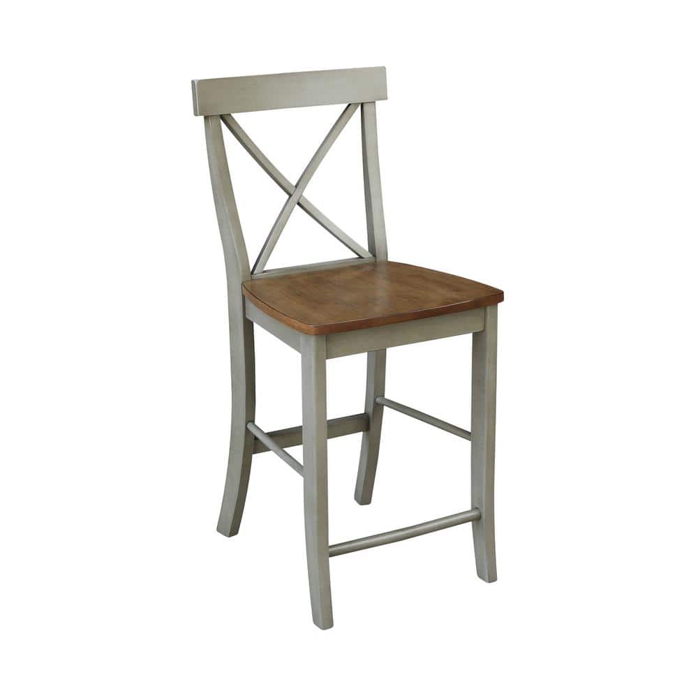 Hickory & Stone 36"-48" Extendable Oval Dining Set with 4 Chairs