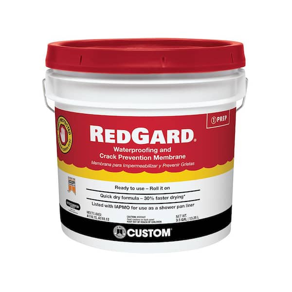 Custom Building Products RedGard 3-1/2 Gal. Waterproofing and Crack Prevention Membrane