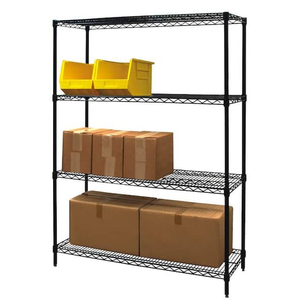 Copern Industrial 44-inch Metal 6-Bin Storage Shelf by Furniture