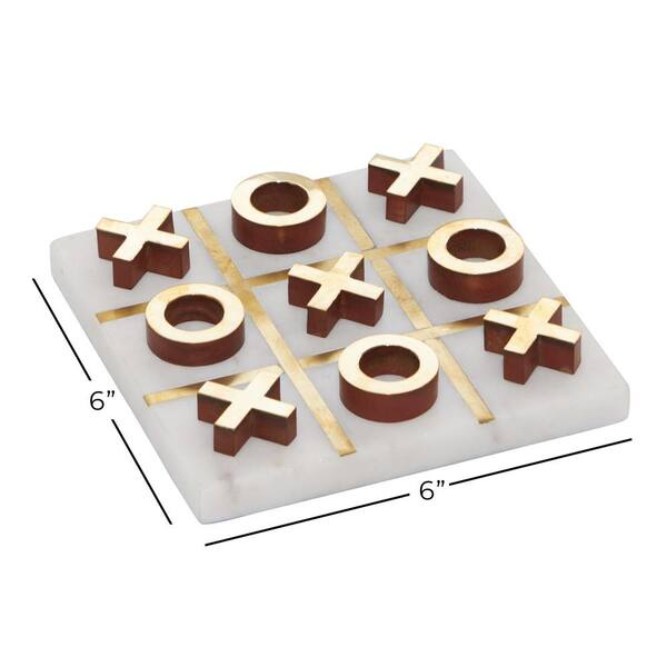 Marble Tic-Tac-Toe Board