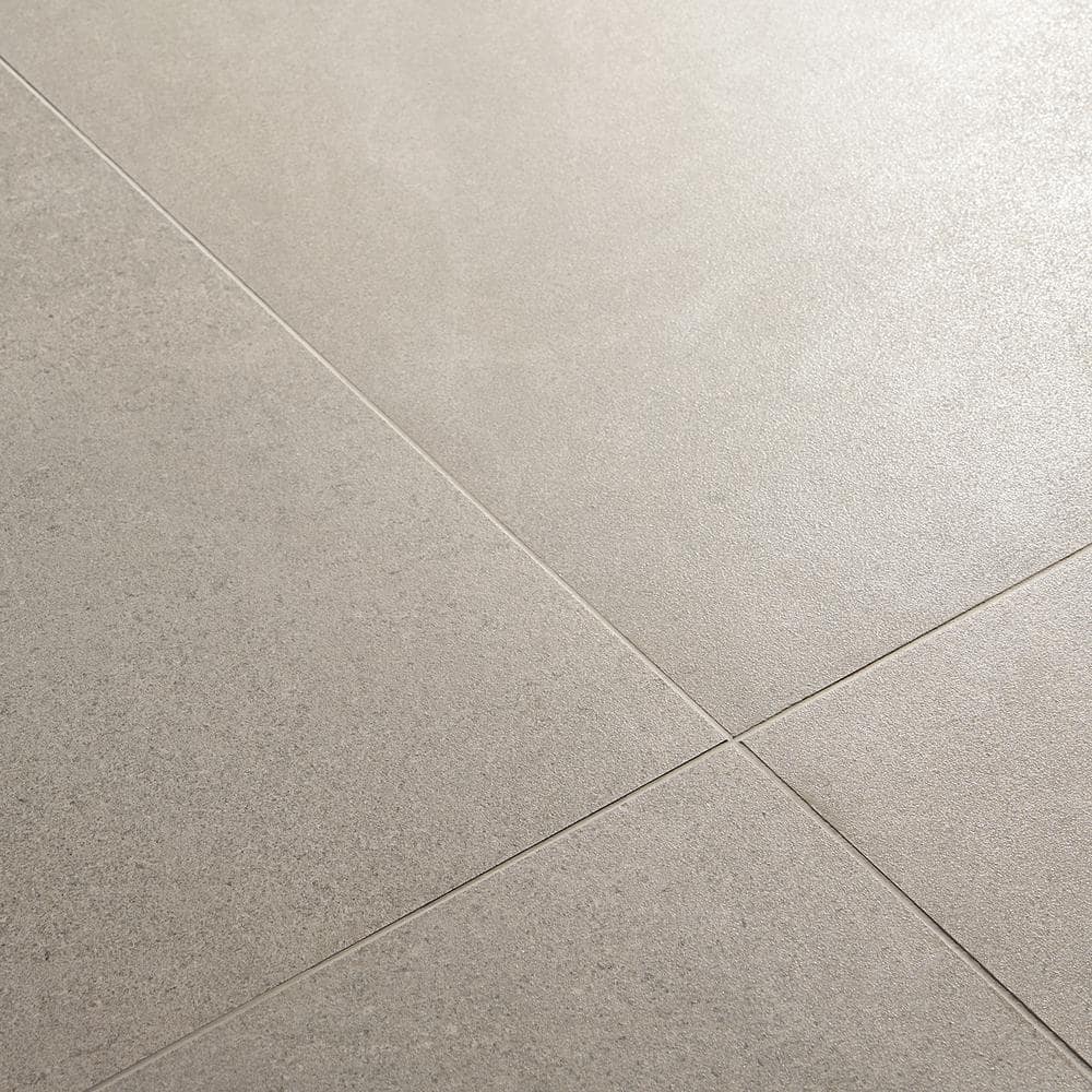 Lincoln 36" x 36" Matte Gray Porcelain Cement Look Tile