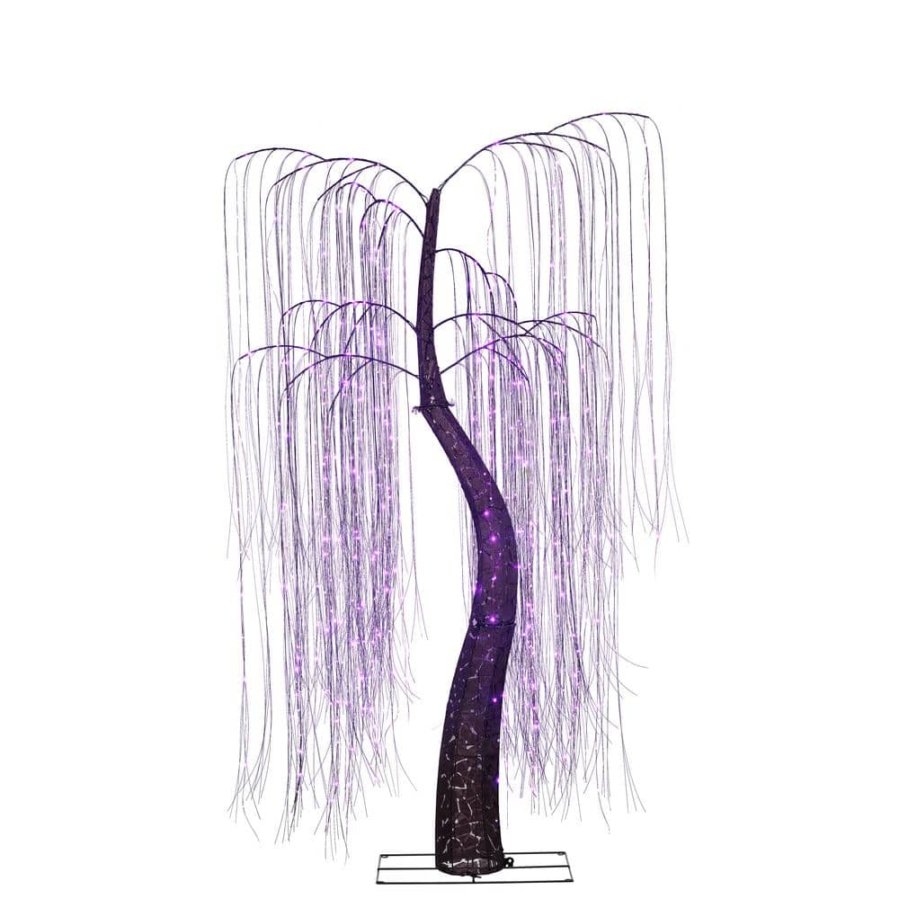 Reviews for Home Accents Holiday 7 ft Plugin LED Light Purple Willow