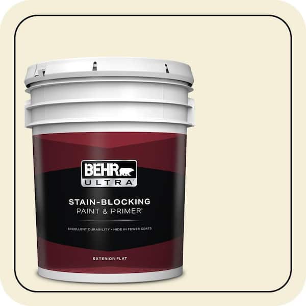 BEHR ULTRA 5 gal. #PPU7-14 Apple Core Flat Exterior Paint & Primer