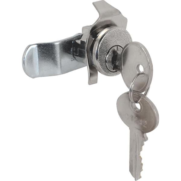 Prime-Line 5-Pin Tumbler Diecast Nickel-Plated Mailbox Lock, Bommer