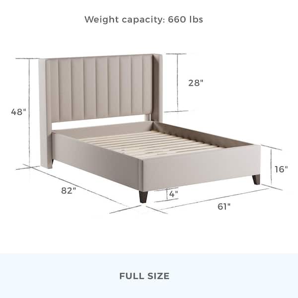 ADELLE COASTAL  Custom Upholstered Freestanding Beds