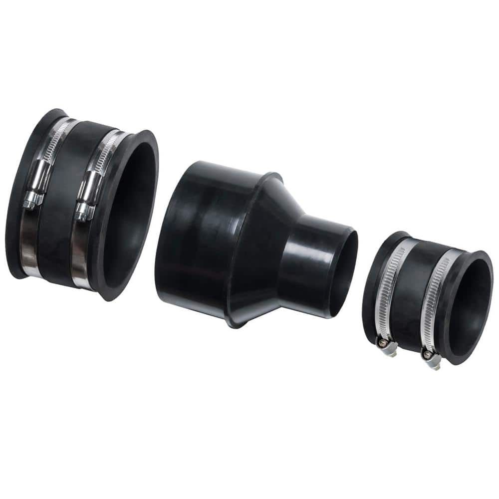 4 in. Hose to 2-1/2 in. Hose Cone Reducer with 4 in. and 2-1/2 in. Dust Control Flex Cuffs for Dust Collection Systems price history on PriceWatchPro