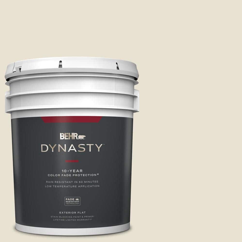BEHR DYNASTY 5 gal. BXC62 Alabaster Flat Exterior StainBlocking