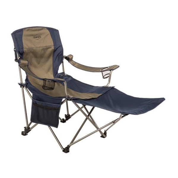 outdoor fold up chair with footrest