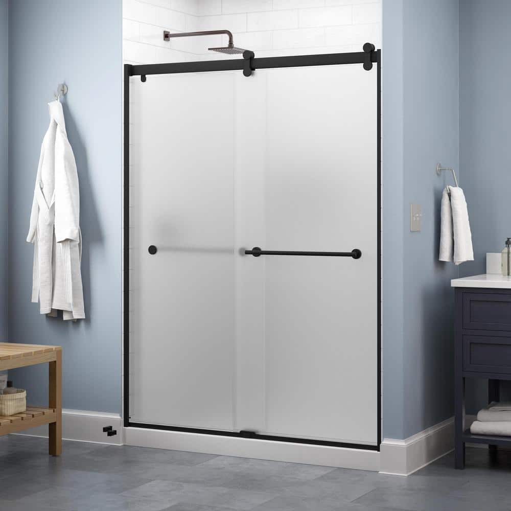 Delta Contemporary 60 in. x 71 in. Frameless Sliding Shower Door in