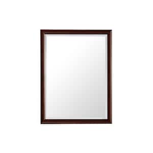 Glenbrook 30.0 in. W x 40.0 in. H Rectangular Framed Wall Bathroom Vanity Mirror in Burnished Mahogany