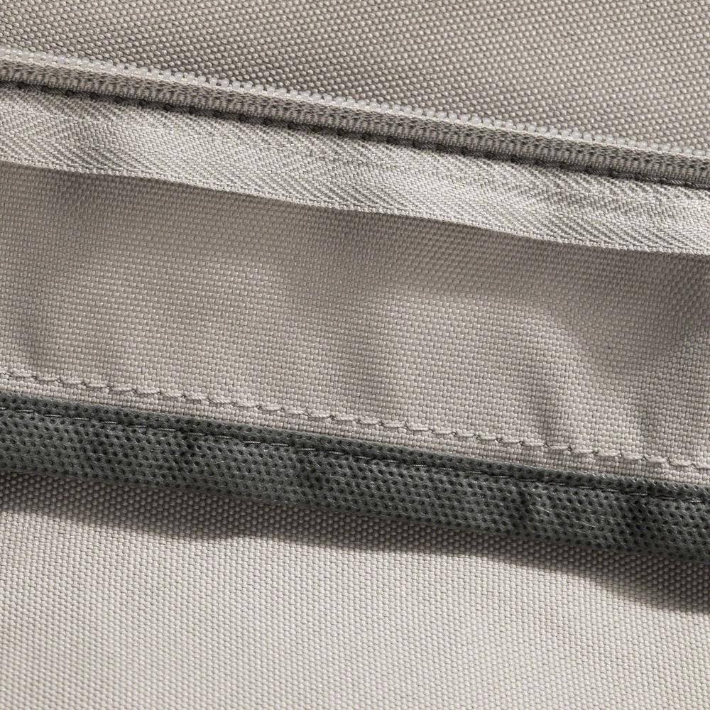Ravenna Luxe Mushroom Beige Outdoor Loveseat Cushion