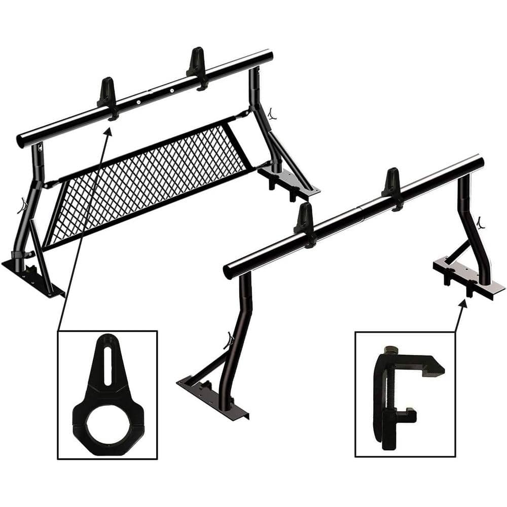 CALHOME 800 lbs. Universal Pickup Truck Ladder Rack 2 Bars w