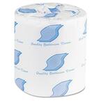 White Tissue Roll 2-Ply La Victoria Toilet Paper Bath Tissue 4 Width x 3.75 Length Case of 96 Rolls, 500 per Roll, 48,000 Sheets 