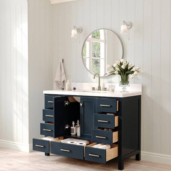 ARIEL Cambridge 48 in. Single Sink Freestanding Bathroom Vanity in