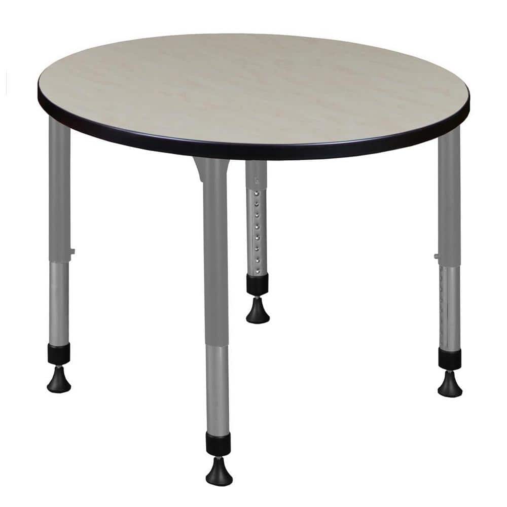 Kee 30 in. Round Maple Composite Classroom Activity Desk with Adjustable Height price history on PriceWatchPro