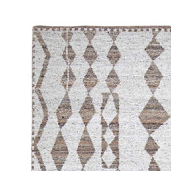Betty Beige and Brown 10 ft. x 14 ft. Geometric Area Rug