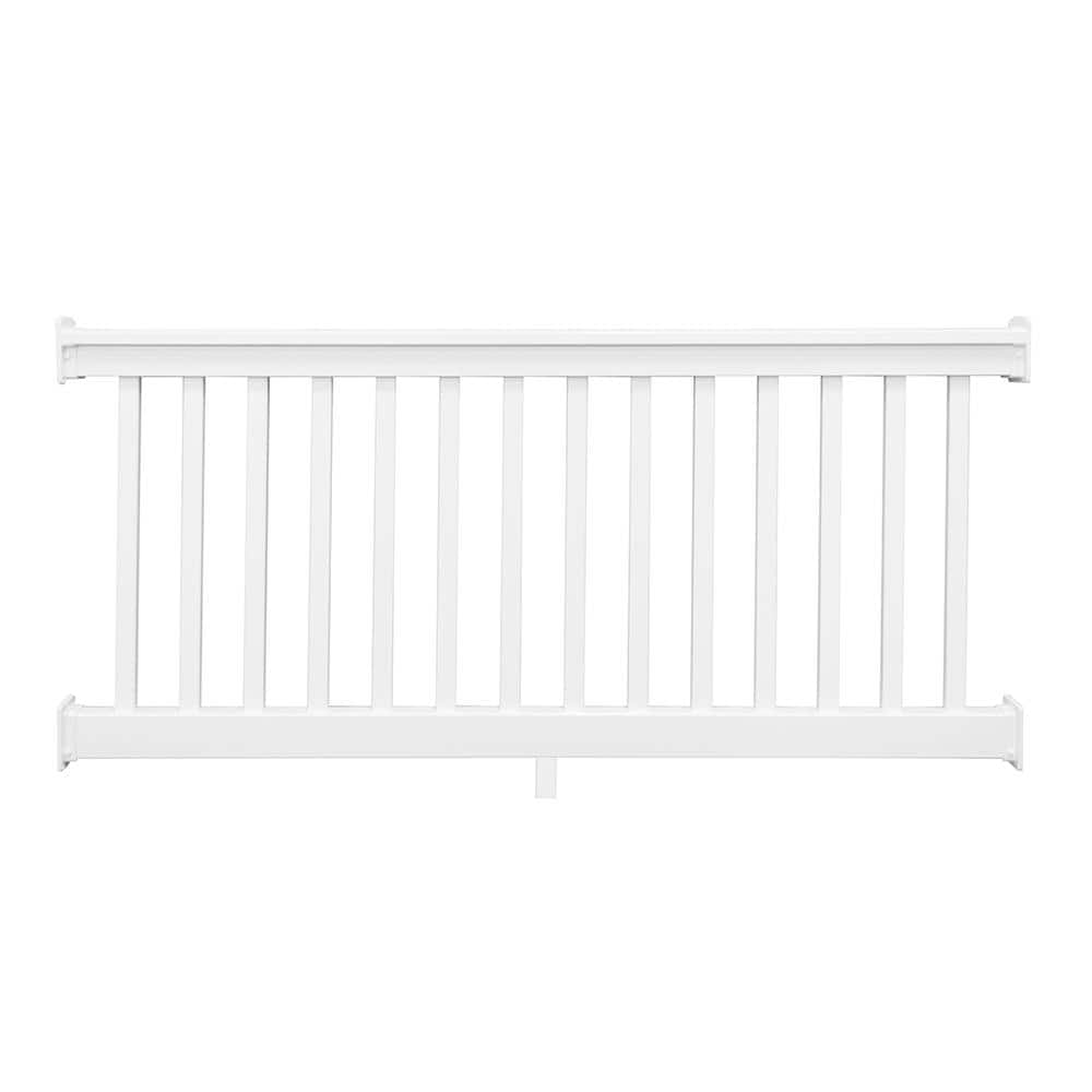 Riviera 3.5 ft. H x 8 ft. W White Vinyl Railing Kit price history on PriceWatchPro