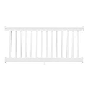 Riviera 3 ft. H x 4 ft. W White Vinyl Railing Kit
