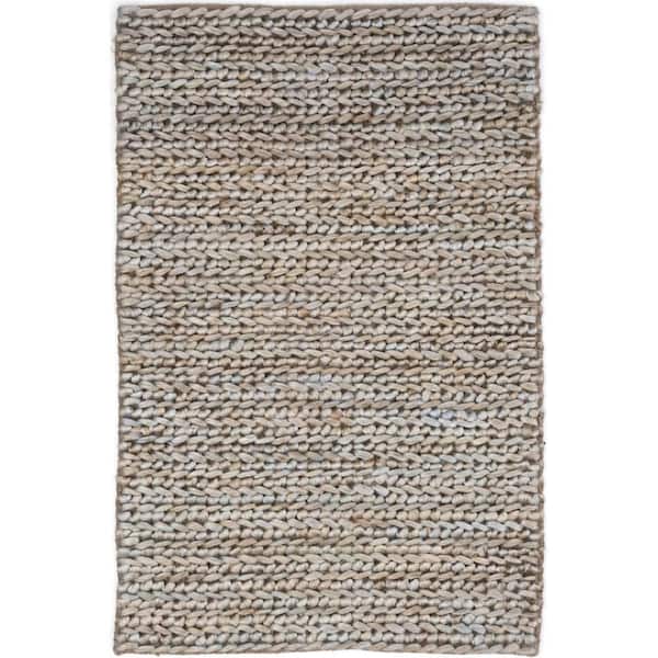 Jute Handwoven Seaglass 6 ft. x 9 ft. Indoor Area Rug