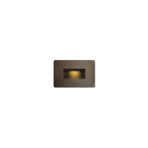 Hinkley 240-Lumen 4-Watt Bronze Low Voltage Hardwired LED Outdoor Step and  Stair light (3000 K) in the Deck Lights department at