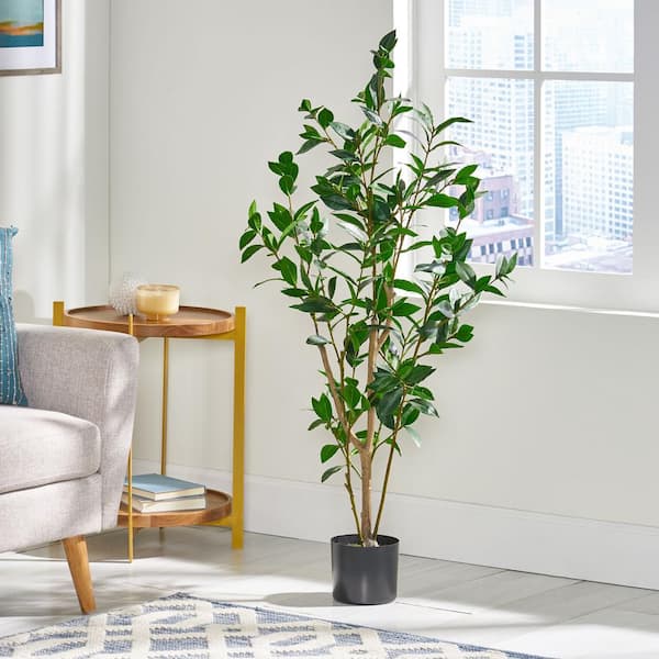 Noble House Bolivar 4 ft. Green Artificial Laurel Tree