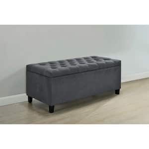 Charcoal Storage Bench with Lift Top 18.25 in. x 44.25 in. x 18.5 in.