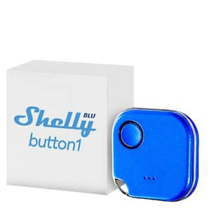 BLU Button1 Blue, Bluetooth Controlled Action and Scene Activation Button, Long Range Multi-Click Trigger (Pack of 2)