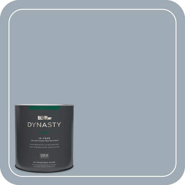 BEHR DYNASTY 1 qt. #T13-6 Twilight Semi-Gloss Enamel Exterior Stain-Blocking Paint & Primer