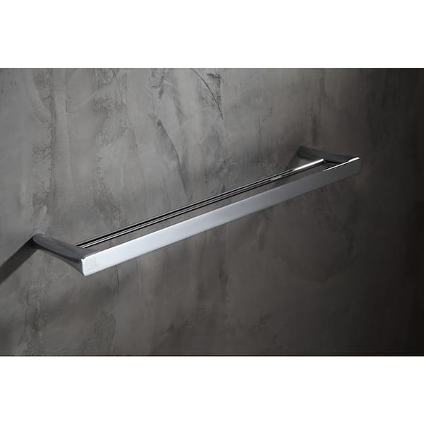 Caster 3 Series 20 in. Double Towel Bar in Polished Chrome Caster 3 Series 20 in. Double Towel Bar in Polished Chrome