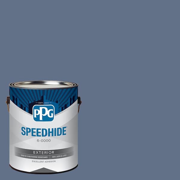1 gal. PPG1164-6 Blue Cloud Satin Exterior Paint