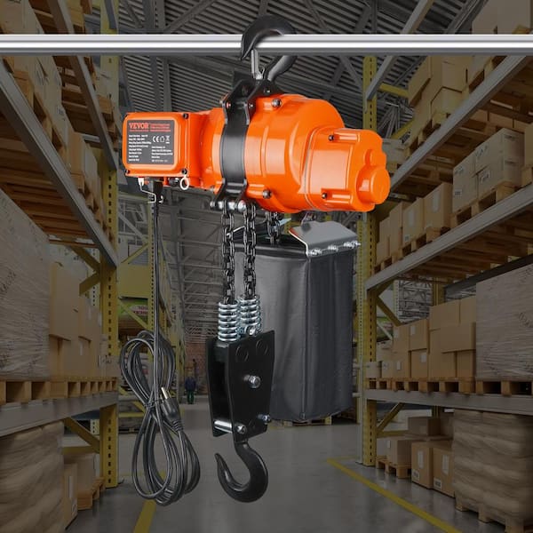 VEVOR Electric Chain Hoist Single Phase Crane Hoist 2200lbs 1Ton Load 10 ft Lift VEVOR Electric Chain Hoist Single Phase Crane Hoist 2200lbs 1Ton Load 10 ft Lift