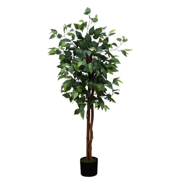 4 ft. Artificial Double Trunk Ficus Tree