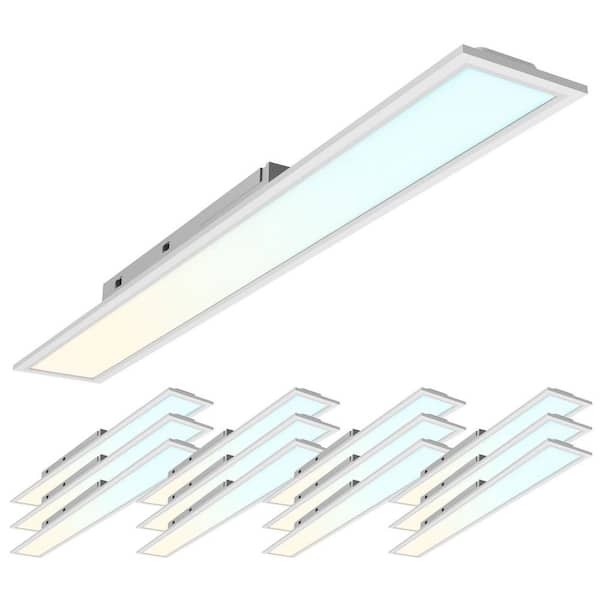 6x4 ft. Integrated LED Recessed Backlit Panel 18W/28W/40W, 4CCT, Up to 4400 Lumens, 0-10V Dimmable UL Listed 12 Pack