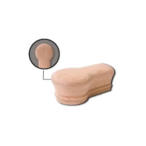 7019 Red Oak Opening Cap- 6010 Wood Staircase Handrail Fitting for Stair Remodel