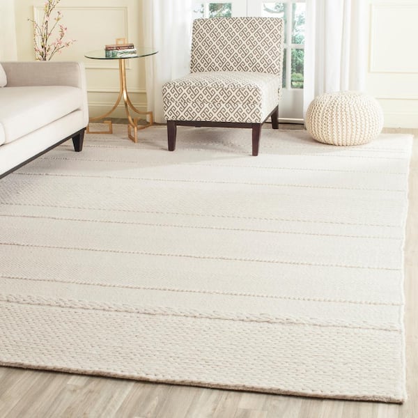 Natura 11 ft. x 15 ft. Natural Basket Striped Area Rug