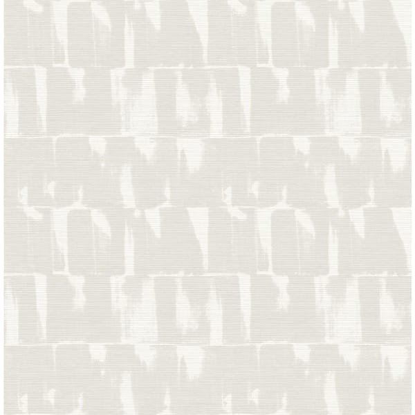 A-Street Prints Bancroft Artistic Stripe Grey Nonpasted Non Woven Wallpaper Sample