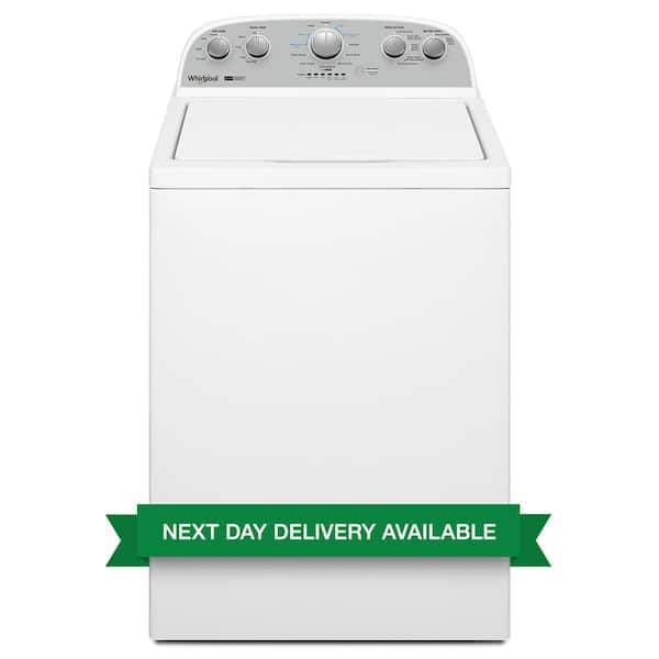 3.8 cu. ft. Top Load Washer in White with 2 in 1 Removable Agitator