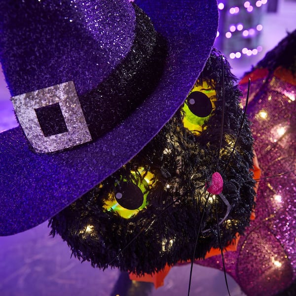 Home Accents Holiday 3.5 FT Halloween Classics LED Black Cat Y4 - image 4
