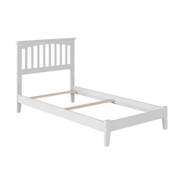 AFI Mission Twin Traditional Bed in White