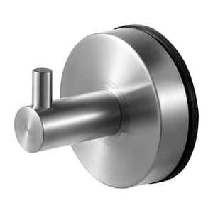 Cara Single Robe Hook in Brushed Stainless