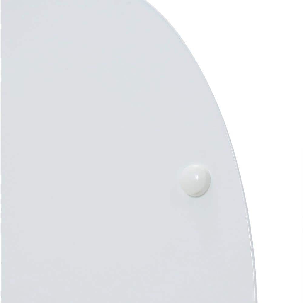 White Elongated Molded Wood Toilet Seat with Lift-Off Hinges