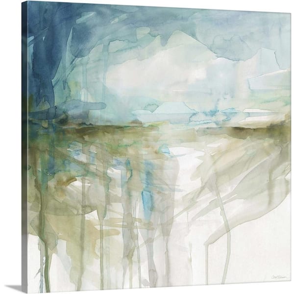 GreatBigCanvas 24 in. x 24 in. "Spring Glacier" by Carol Robinson Canvas Wall Art