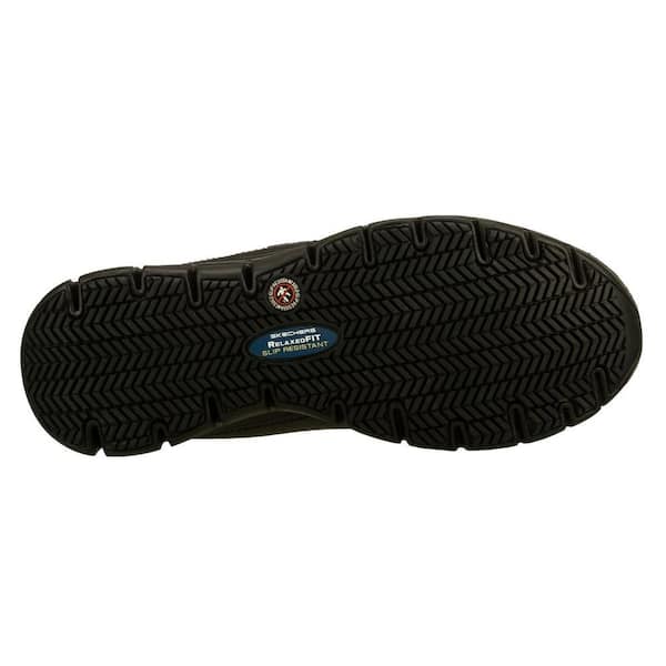 Skechers Women s Sure Track Trickel Slip Resistant Athletic Shoes Soft Toe Black Size 5 M 76550 The Home Depot