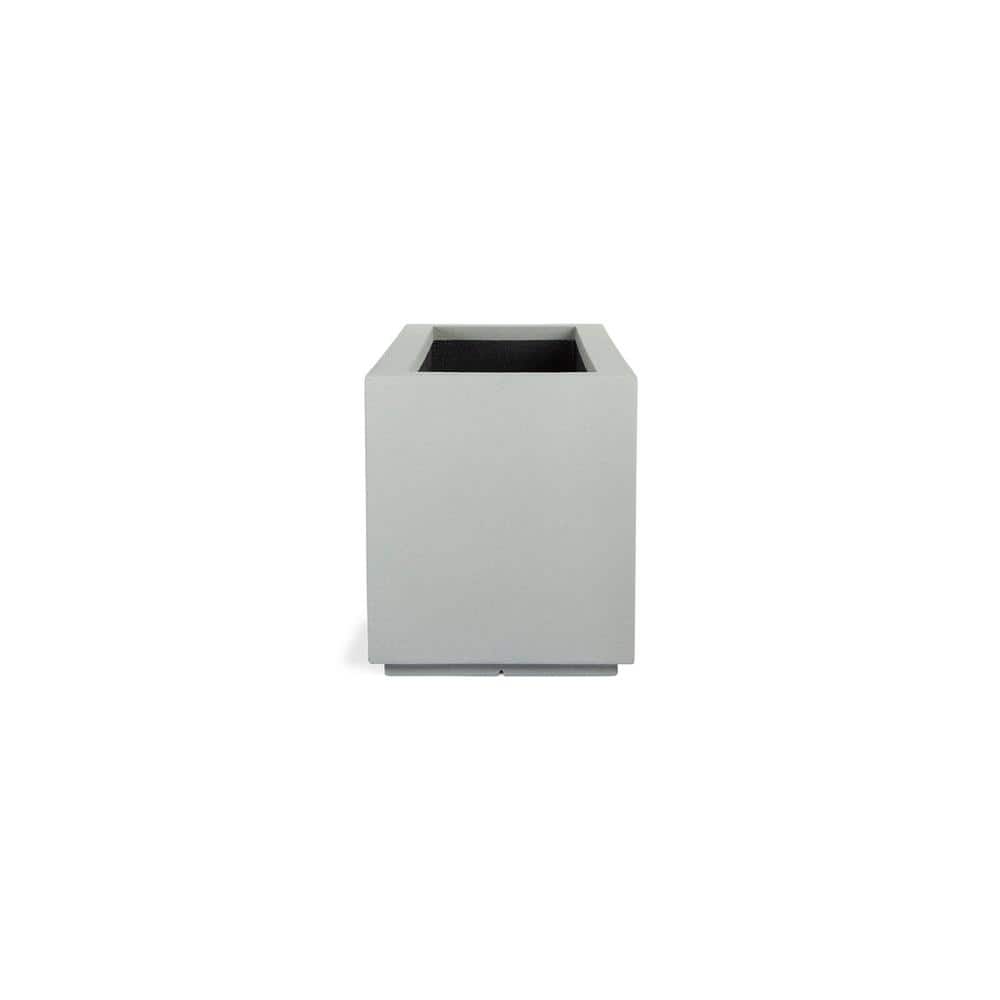 Milan Extra Large Gray Composite Rectangular Planter