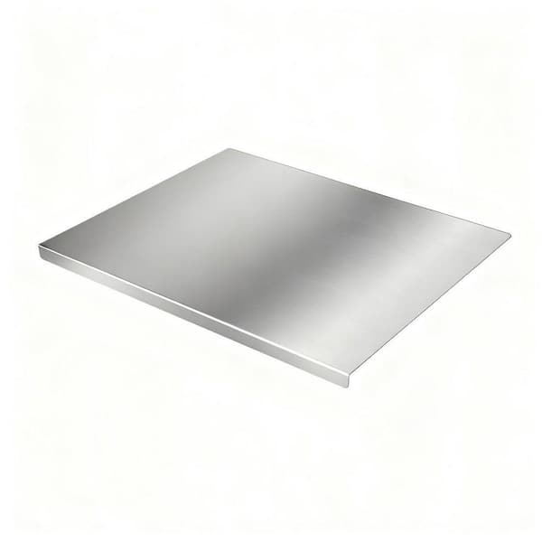 15.75 in. x 11.81 in 304-Stainless Steel Rectangle Titanium Cutting Board Anti-Slip Mildew
