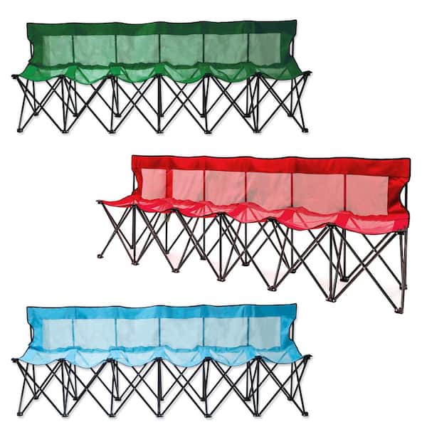 Trademark Innovations Portable 5-Seater Folding Team Sports